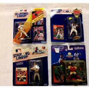 Lot of 4 Starting Lineup Baseball Figures - 1995 & 1996